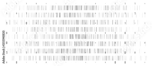 Big genomic data visualization. DNA test, genom map. Graphic concept for your design