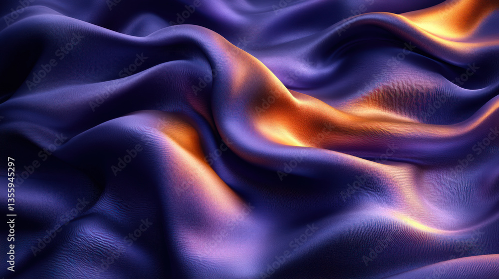 Obraz premium Abstract Silk Fabric Texture for Background or Wallpaper 