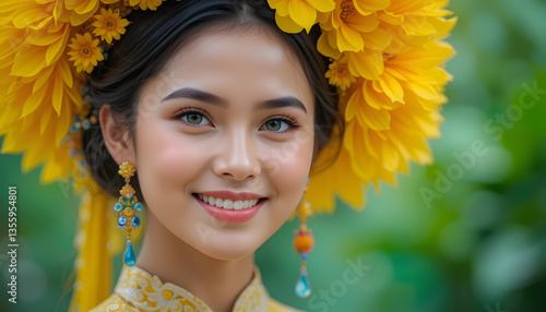 Portrait of a young filipina woman