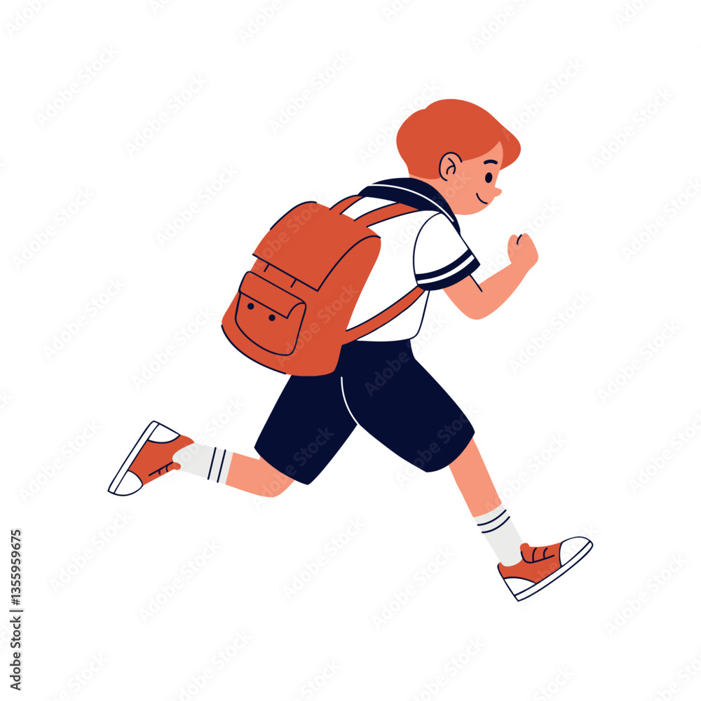 student running boy student running boy