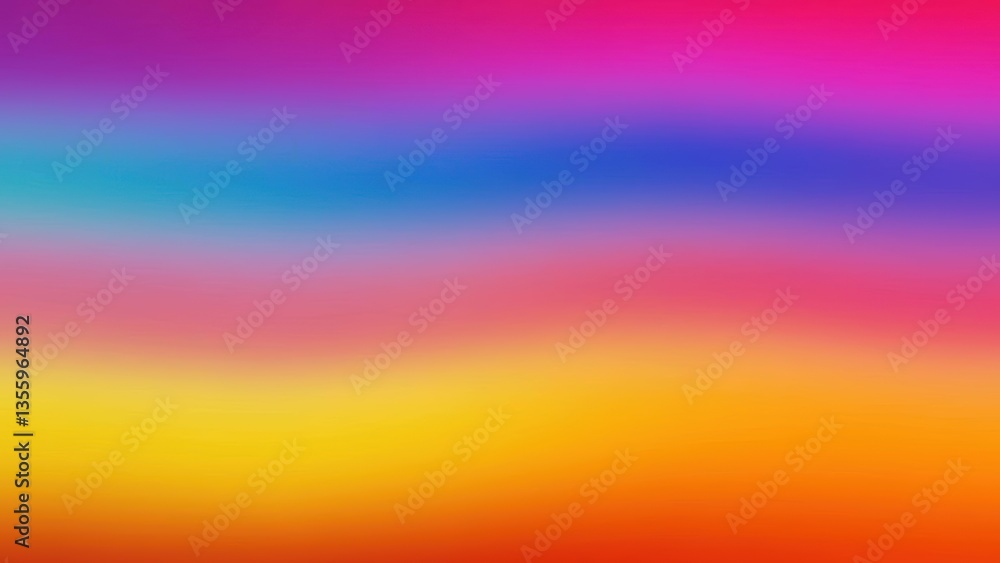 Obraz premium A vibrant abstract gradient in vivid colors.