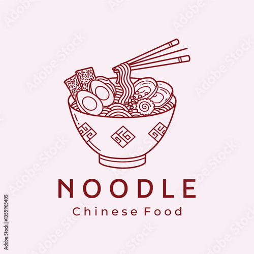 Noodle logo Vector provides a dynamic look for food trucks and street food businesses.