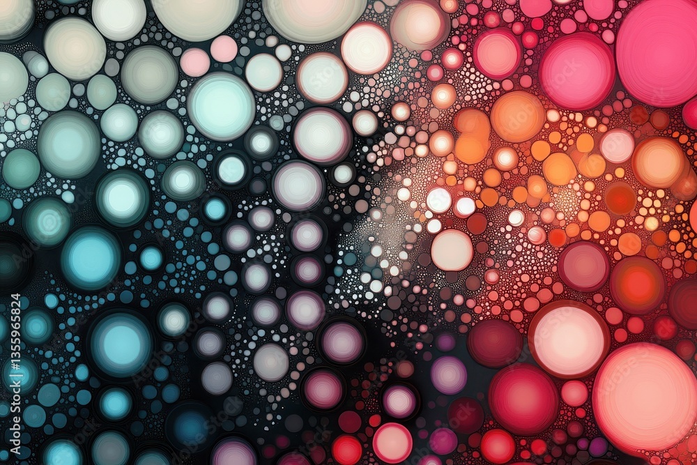 Abstract Circles Pattern Art