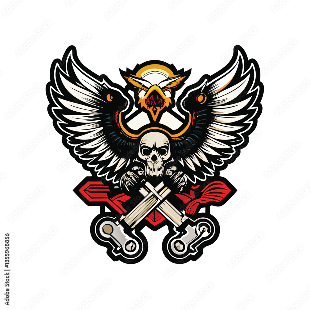 Create a vector graphic of a stylized, retro-inspired moped, showcasing vibrant colors and a vintage aesthetic. Include detailed linework and a clean, polished finish. Create a vector graphic of a stylized, retro-inspired moped, showcasing vibrant colors and a vintage aesthetic. Include detailed linework and a clean, polished finish.