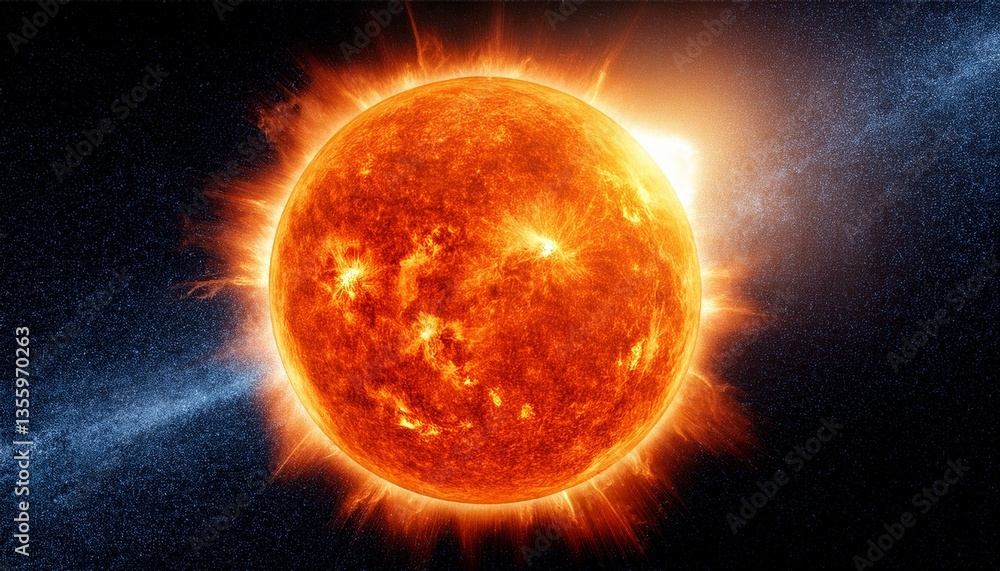 Obraz premium sun in space