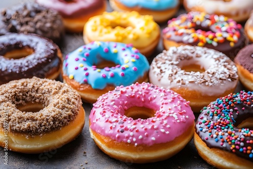 Wallpaper Mural Easter Donut with Pastel Icing and Candy Eggs Torontodigital.ca