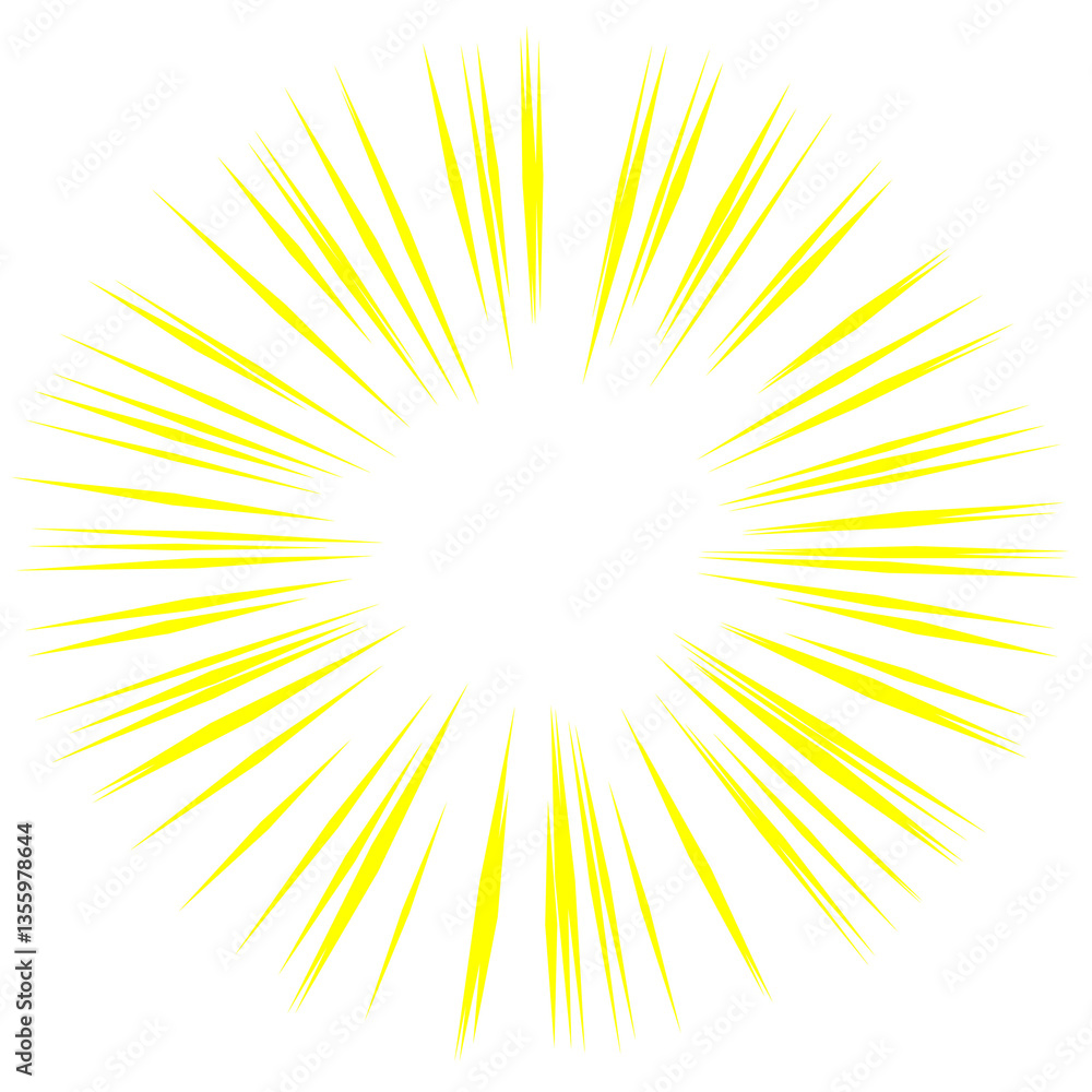 Obraz premium Speed Line Comic