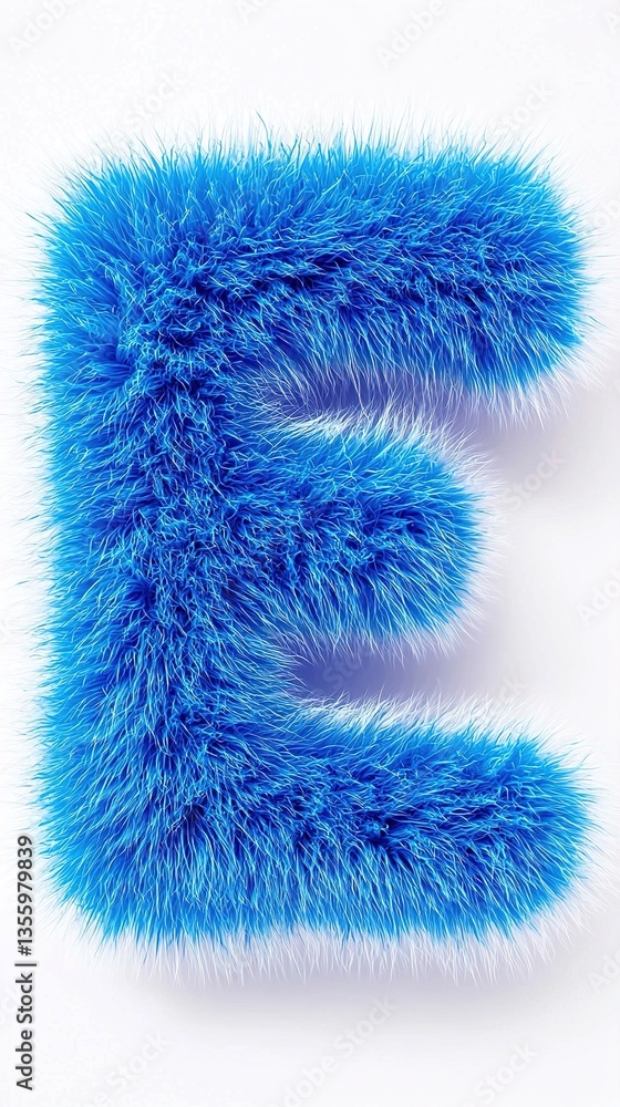 blue fur hat