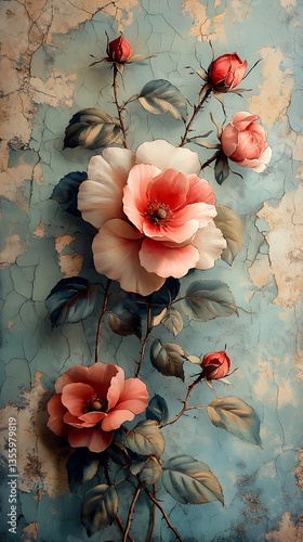 Elegant Roses Mobile Wallpaper Stunning Floral Artwork for Phone Wallpaper