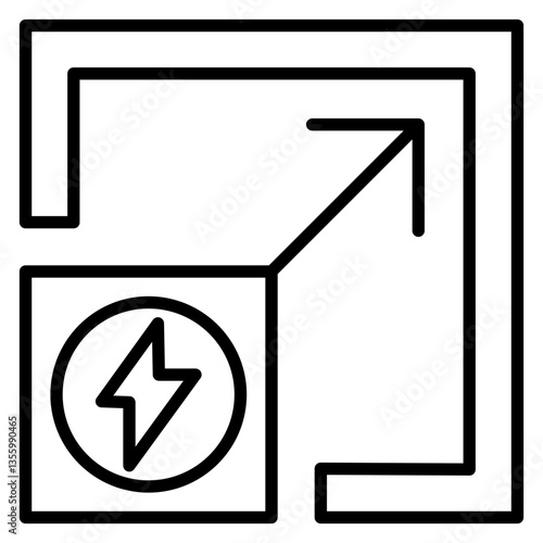 Voltage scaling icon