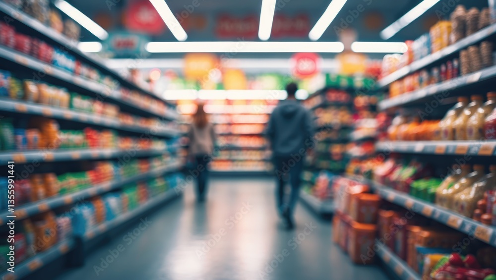 abstract blurred supermarket backdrop. sale, shopping, consumerism - concept abstract blurred supermarket backdrop. sale, shopping, consumerism - concept