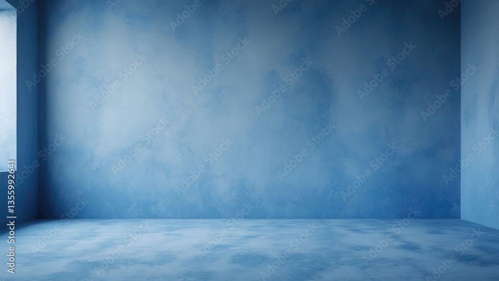 Abstract studio room wall with blue background for showcasing your products. Abstract studio room wall with blue background for showcasing your products.
