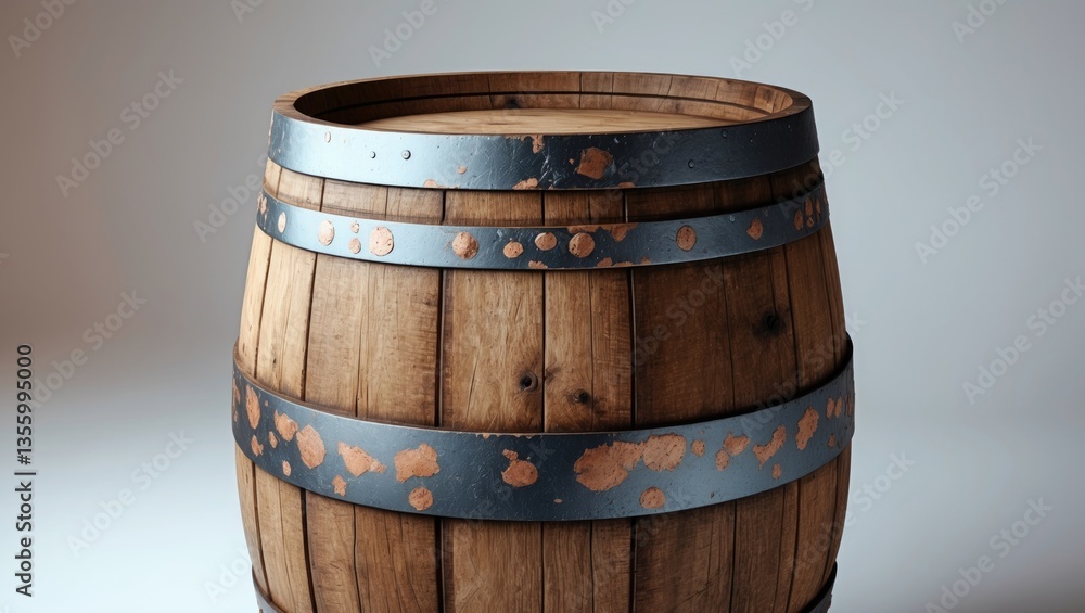Fototapeta premium Barrel with cutout path