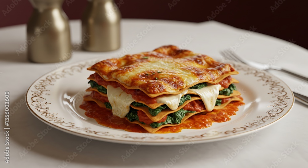 Delicious Spinach Lasagna: A Warm, Rustic Italian Dish Delicious Spinach Lasagna: A Warm, Rustic Italian Dish