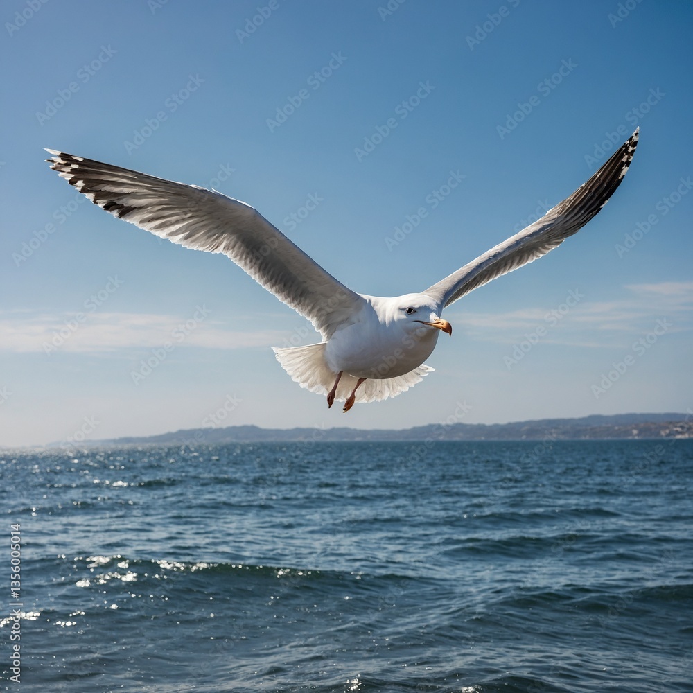 Obraz premium seagull in the sky