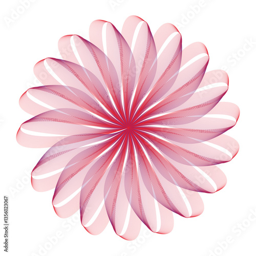Various swirling spiral waves harmoniously blend to form stunning abstract flowers in this vector background, delivering a vibrant, playful, and artistic design for creative themes.

