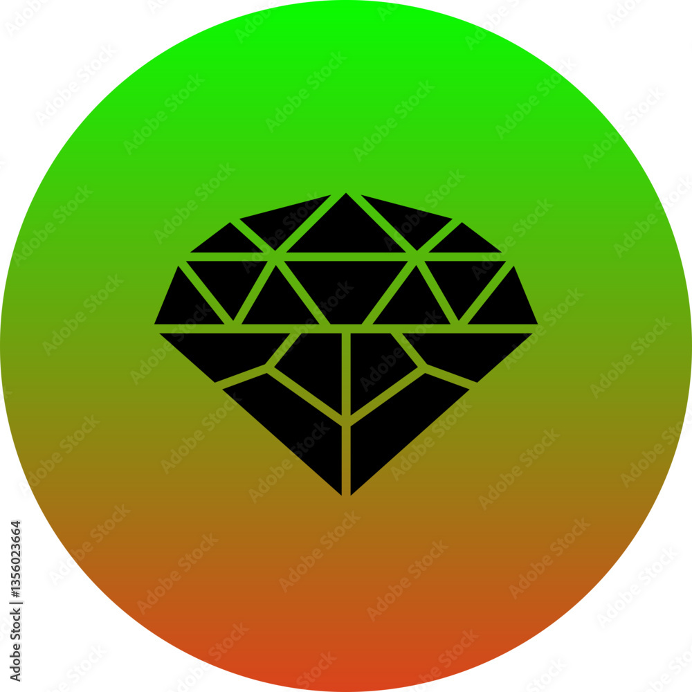 Fototapeta premium Diamond Icon