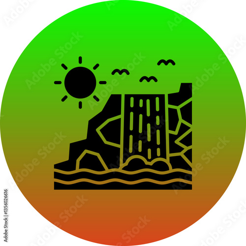 Waterfall Icon