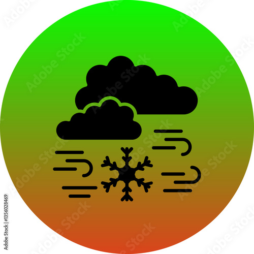 Cold breeze Icon