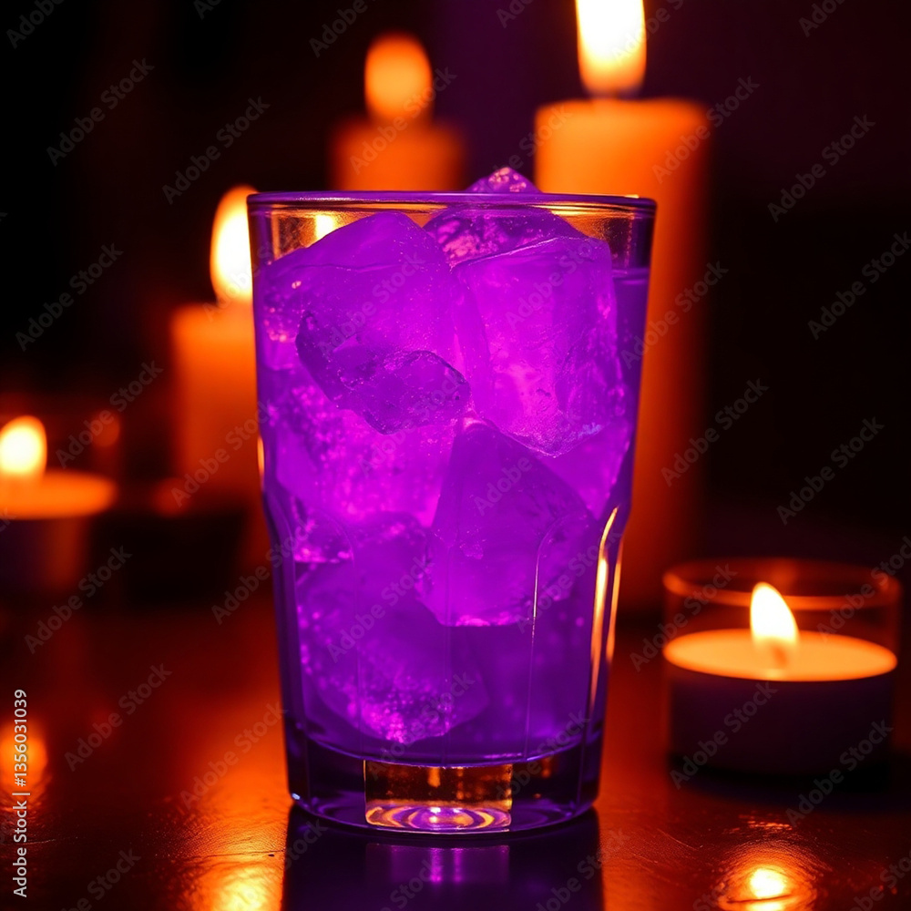 Refreshing Icy Beverage on a Hot Day
