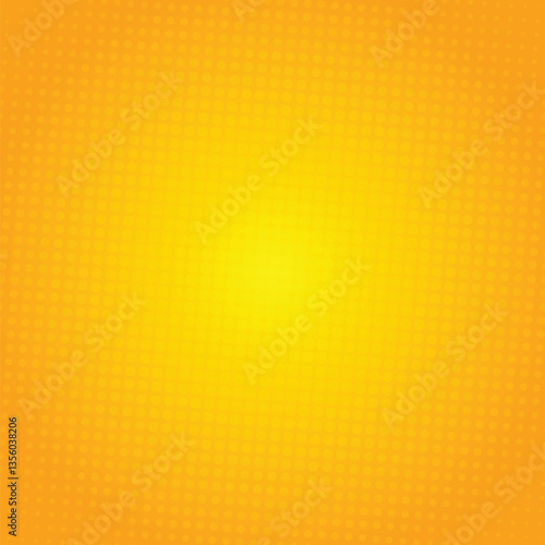 Comic yellow background with halftone. yellow gradient pop art retro style. halftone dotted background. dots pop art comic background