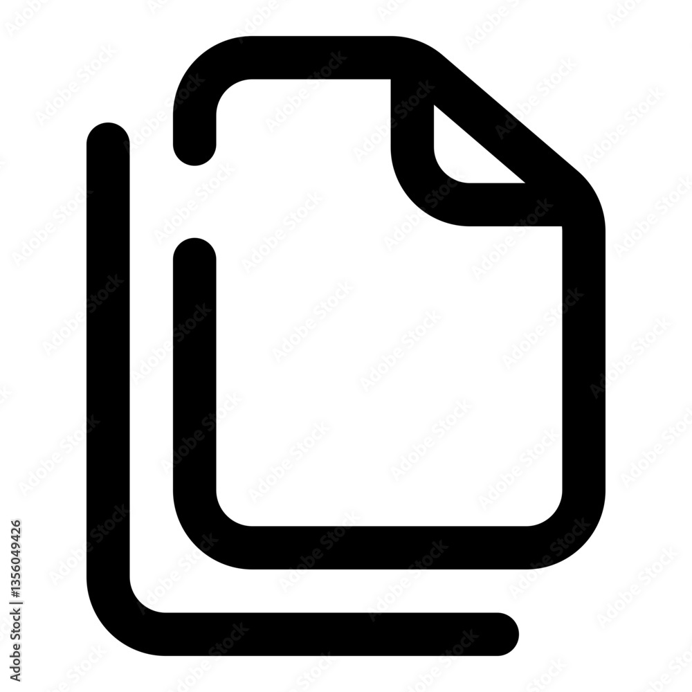 Obraz premium files dashed line icon