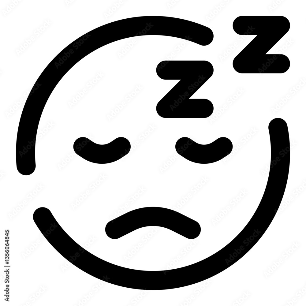 emoticon dashed line icon