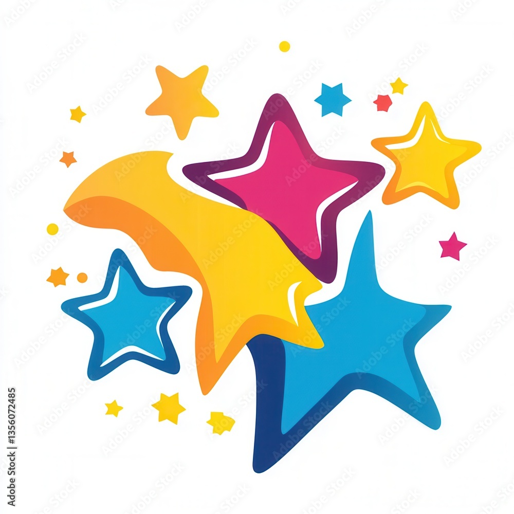 Colorful Starburst Design with Vibrant Stars and Dynamic Shapes Perfect for Fun and Playful Themes in Art and Design Projects for All Ages Colorful Starburst Design with Vibrant Stars and Dynamic Shapes Perfect for Fun and Playful Themes in Art and Design Projects for All Ages