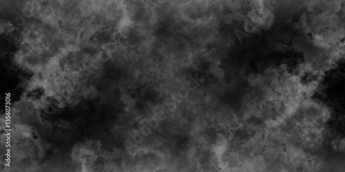 Abstract black fog design with smoke texture overlays. fume overlay design. background with smoke on black and Fog and smoky effect for photos design. Misty fog effect and Isolated black background.	
