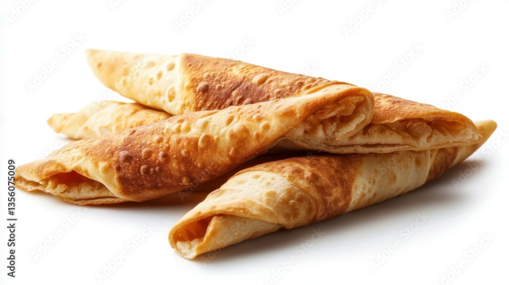 pita is a cone and lies on top of each other on a white background pita is a cone and lies on top of each other on a white background