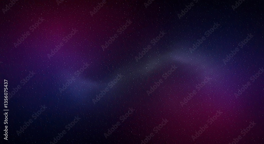 Fototapeta premium A Cosmic Gradient Background Blending Deep Purple, Indigo, and Black, Accented With Hints of Magenta and Silvery Gray