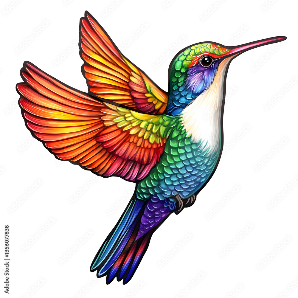 Obraz premium hummingbird in flight