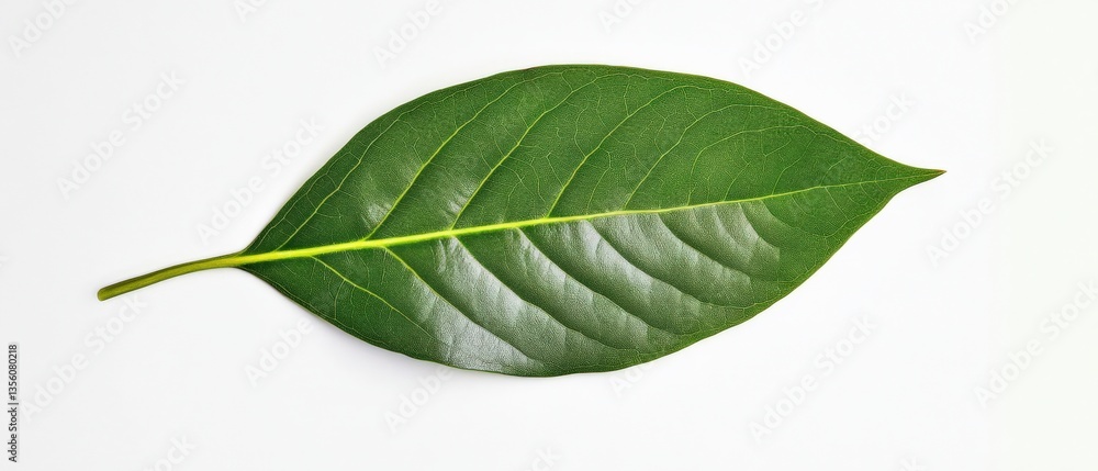 Obraz premium Green leaf close-up