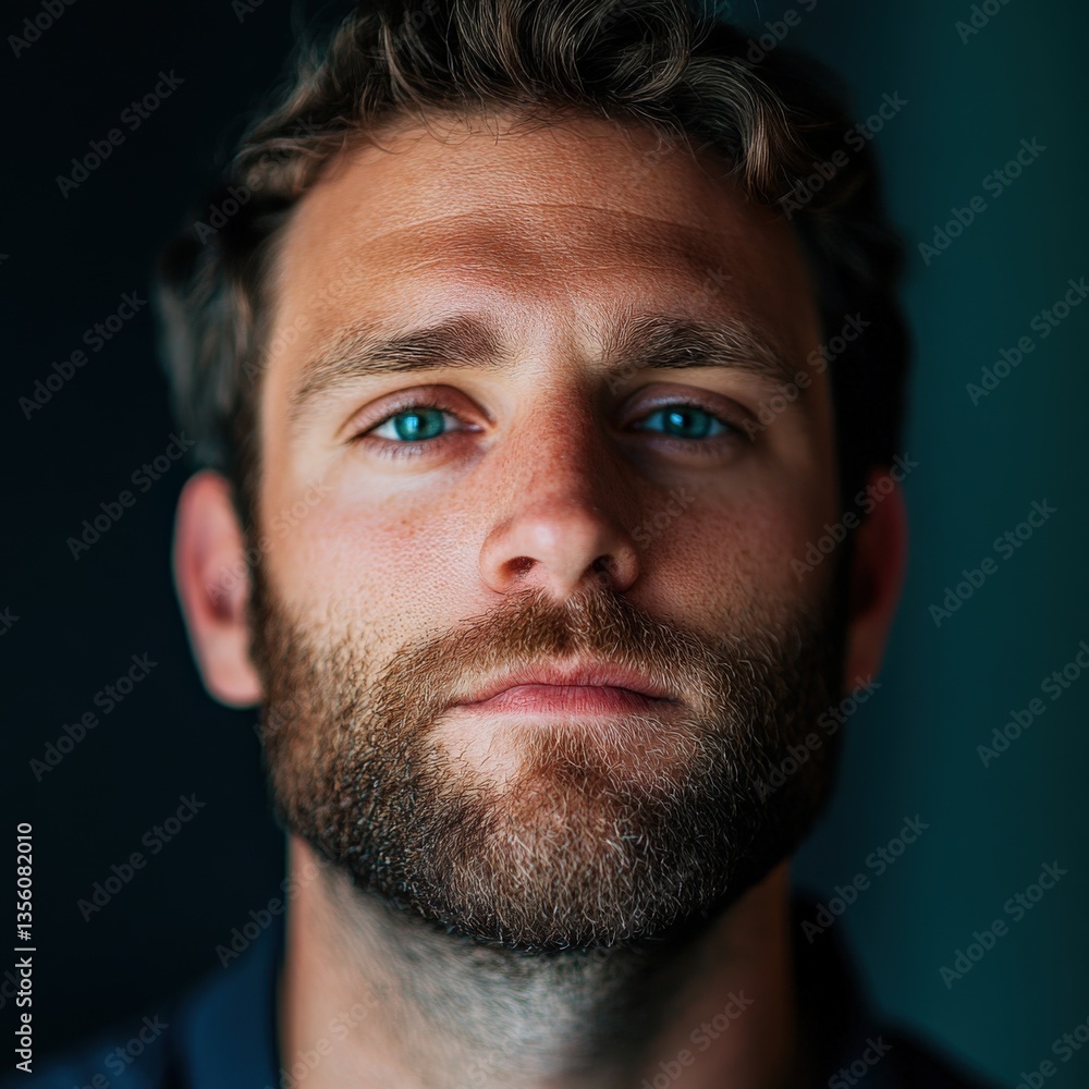 Obraz premium Man's portrait with beard