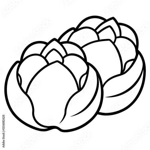 Brussels Sprouts Vector Design - High-Quality Graphics for Your Creative Projects