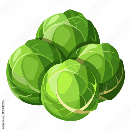 Brussels Sprouts Vector Design - High-Quality Graphics for Your Creative Projects