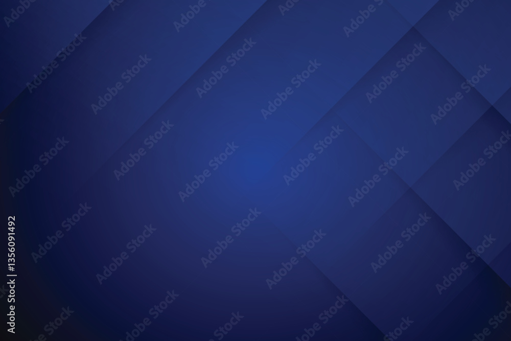 Obraz premium Abstract blue background with diagonal lines. Dynamic shapes composition. Vector illustration