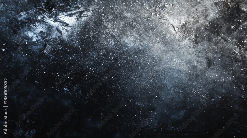 Shimmering Silver Celestial River in the Milky Way Night Sky Shimmering Silver Celestial River in the Milky Way Night Sky
