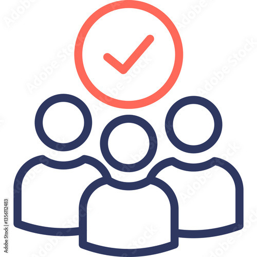 Attendees  line color icon