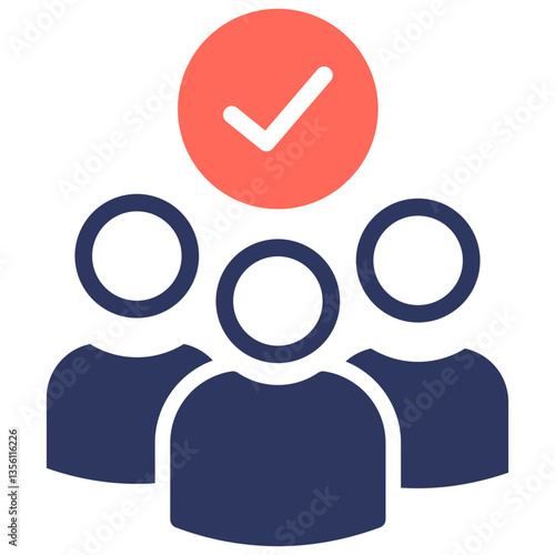 Attendees  glyph color icon