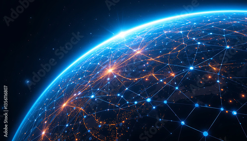 "Global Network Connectivity: Seamless Digital Communication Across Borders"
