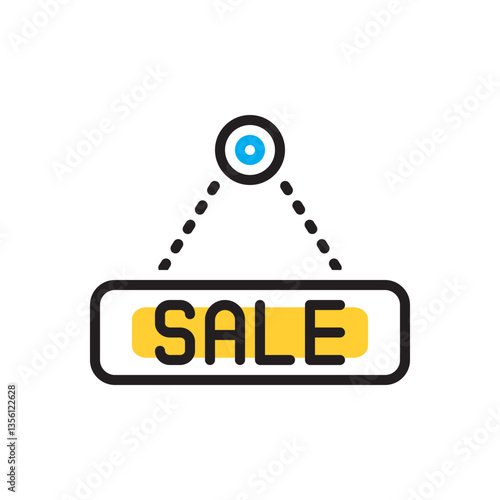 Multi color icon for sale