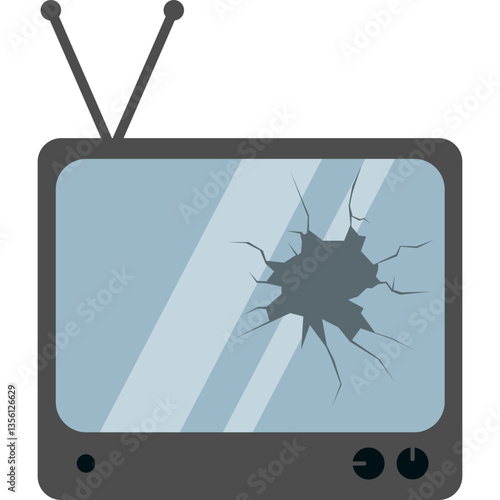 Electronic Waste Illustation