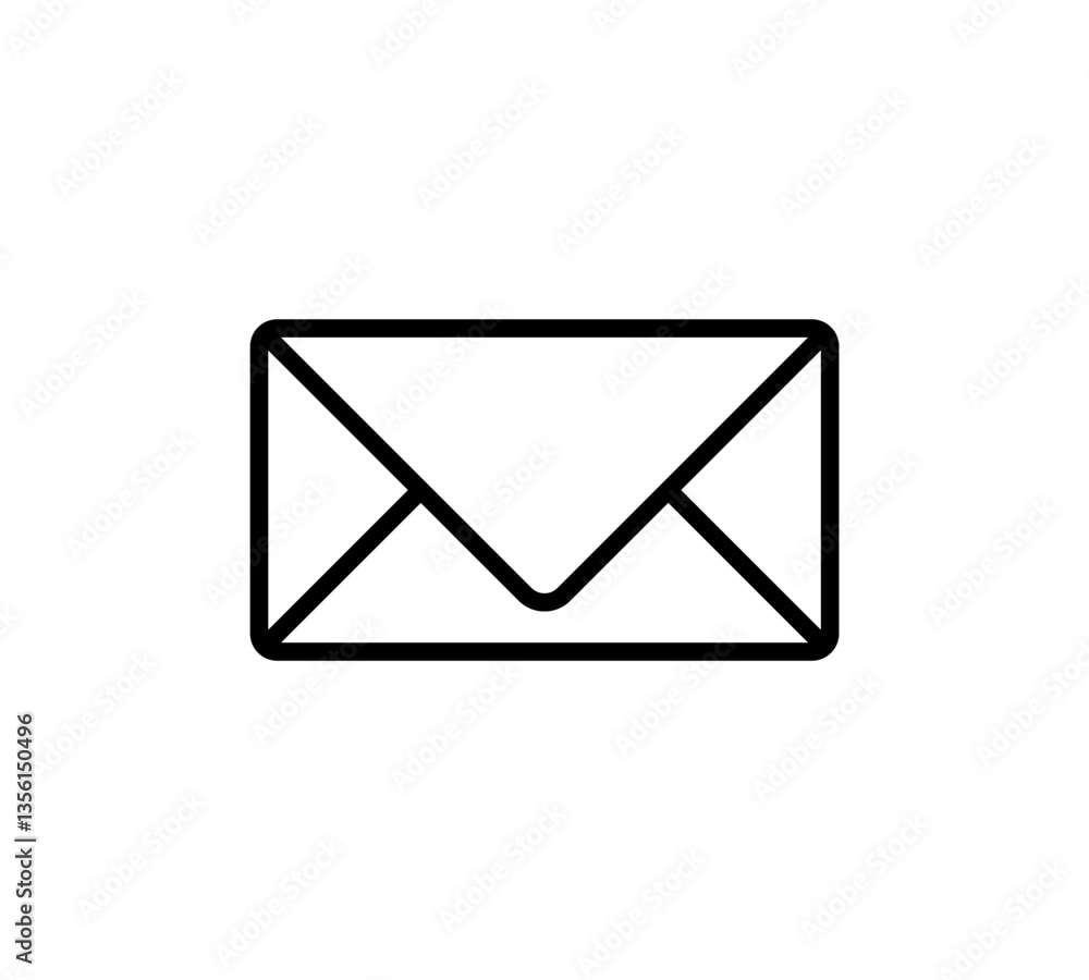 email icon on white email icon on white