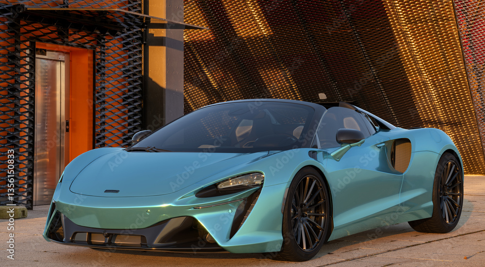 Fototapeta premium McLaren Artura Spider - the next incarnation of the supercar