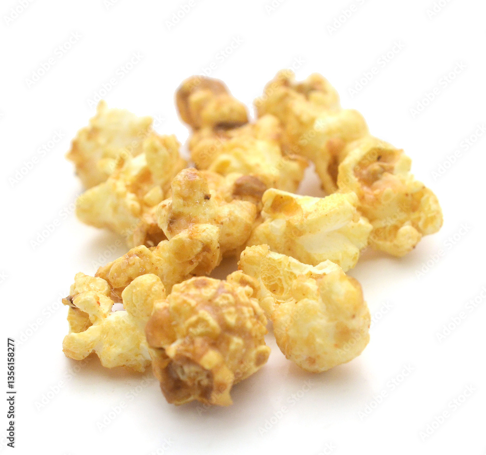 Popcorn heap,Close-up of popcorn against white background - stock photo
Popcorn heap,Close-up of popcorn against white background - stock photo