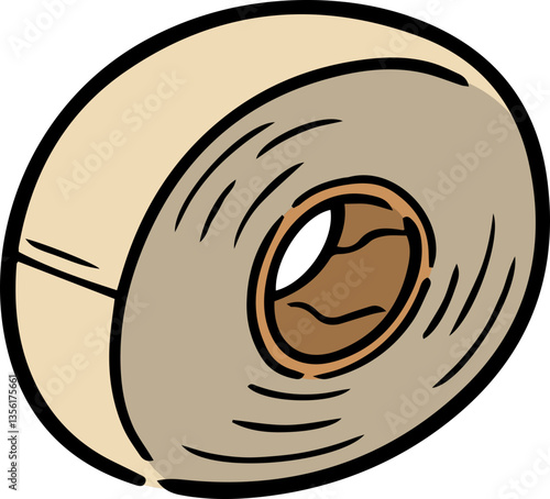Illustration of medical plaster