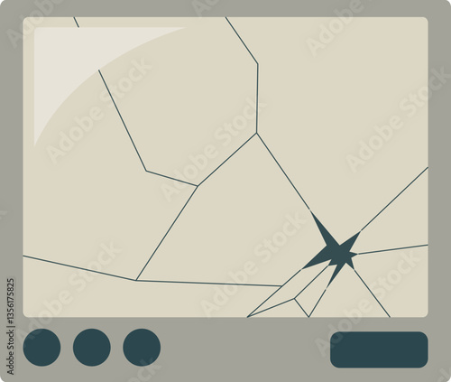 Electronic Waste Illustration