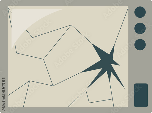 Electronic Waste Illustration