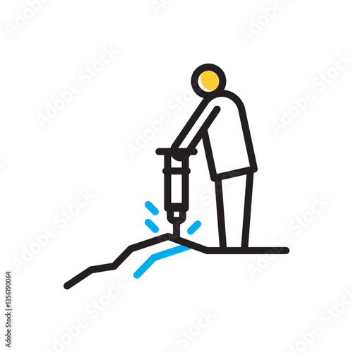 Multi color icon for hard